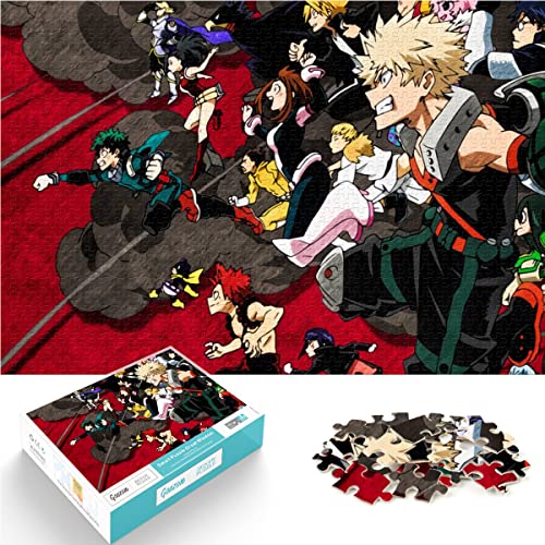 Puzzle 1000 Teile Boku no Hero Academia Midori Valley Iku Puzzles Erwachsene Kinder Schwierigkeitsgrad Puzzle Jugend Manga Puzzle Lernspiele Spielzeug Familie Dekoration 38x26cm von SXBB