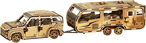 3D-Puzzle 3D-Puzzle aus Holz, DIY-Modellbausätze, LKW-Puzzle for Erwachsene, Modellbausatz, Geschenk for Geburtstag/Vatertag (Farbe: Shotgun Rubber Band Gun)(Limousine) von SXPXP