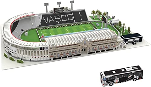 3D-Puzzle DIY Bauspielzeug Modell 3D-Puzzle Fußballfans Gedenkgeschenk, San Genalio Handmontiertes Fußballfeld-Gebäudemodell, Fan-Souvenirornamente (40 * 27 * 7 cm) - 165 Stück von SXPXP