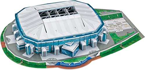 3D-Puzzle DIY Bauspielzeugmodell 3D-Puzzle Fußballfans Gedenkgeschenk, Veltins 3D-Puzzle, Nachbildung des Schalke-Stadions, lustiges Kinderpuzzle Dreidimensionales Puzzle, Fans-Desktop-Dekorationen von SXPXP