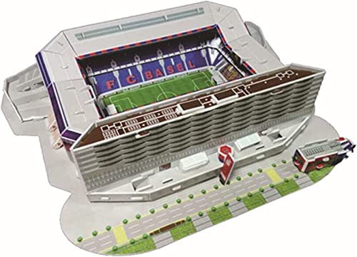 3D-Puzzle DIY Gebäude Spielzeug Modell 3D Puzzle Fußballfans Gedenkgeschenk, Berühmtes Fußballstadion Gebäude Modell Puzzle, DIY Puzzle Spiel Spielzeug for Erwachsene oder Kinder (36 * 25,8 * 8 cm) von SXPXP