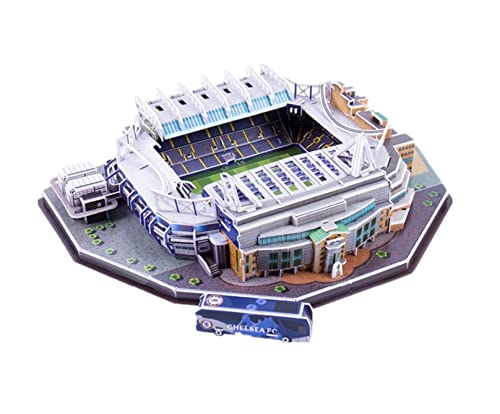 3D-Puzzle DIY-Gebäudespielzeugmodell 3D-Puzzle Fußballfans Gedenkgeschenk, Erwachsene oder Kinder Unterhaltsames, lehrreiches Baupuzzlespielzeug, Einrichtungsmodell for Fußballfans von SXPXP