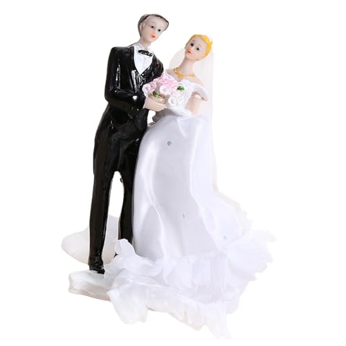 Harz-Paar-Figur, Hochzeitstortendekoration, für Jahrestag, Party, freundliches Zuhause, Dekoration, Hochzeitstorte Harz-Paar-Figur, Hochzeitstortendekoration, für Jahrestag, Party, freundliches Zuhause, Dekoration, Hochzeitstorte von SXRQ