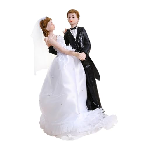 Harz-Paar-Figur, Hochzeitstortendekoration, für Jahrestag, Party, freundliches Zuhause, Dekoration, Hochzeitstorte Harz-Paar-Figur, Hochzeitstortendekoration, für Jahrestag, Party, freundliches Zuhause, Dekoration, Hochzeitstorte von SXRQ