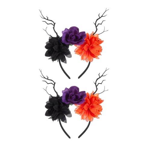 SXRQ Elegantes Haarband für Halloween-Partys, Kopfschmuck, Haar-Accessoire, einzigartiger schwarzer langer Kopfschmuck für Partys von SXRQ