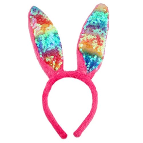 SXRQ Halloween-Aufführungen Kaninchen-Ohr-Haarband, Plüsch-Pailletten, Kaninchen, Ohr, Stirnbänder, Rollenspiel, Anime-Charakter-Haarband für Frauen für Erwachsene, Anime-Charakter, Cosplay SXRQ Halloween-Aufführungen Kaninchen-Ohr-Haarband, Plüsch-Pailletten, Kaninchen, Ohr, Stirnbänder, Rollenspiel, Anime-Charakter-Haarband für Frauen für Erwachsene, Anime-Charakter, Cosplay von SXRQ