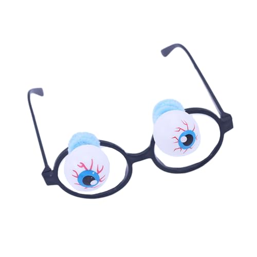 SXRQ Lustige Halloween-Augapfel-Brille, für Cosplay, Party, Kostüm, Foto-Brille, Erwachsene, Kinder, Foto-Brillen von SXRQ