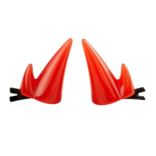 SXRQ Teufelshorn-Kopfschmuck aus Kunstharz, Punk-Haarspange, rutschfeste Haarspange für Rollenspiele, Event und Halloween, Fotografie-Zubehör, Cosplay, Teufelshorn, Haarspange SXRQ Teufelshorn-Kopfschmuck aus Kunstharz, Punk-Haarspange, rutschfeste Haarspange für Rollenspiele, Event und Halloween, Fotografie-Zubehör, Cosplay, Teufelshorn, Haarspange von SXRQ