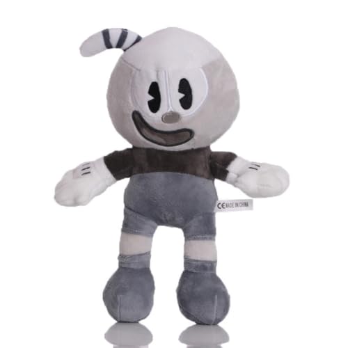 SXYNIO Cuphead Plüsch Spielzeug Cuphead Mugman King Dice Ms.Chalice Puphead Figur Puppe Fans Sammlung Plüschtiere (C) von SXYNIO