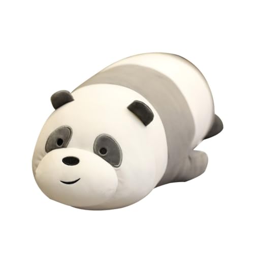 SXYNIO Die DREI Nackten Bären Plüschpuppen Niedlicher Ice Bear Grizzly Panda Plüschtiere Für Kinder Niedliche Nackte Bären Kissen 28cm (B) von SXYNIO