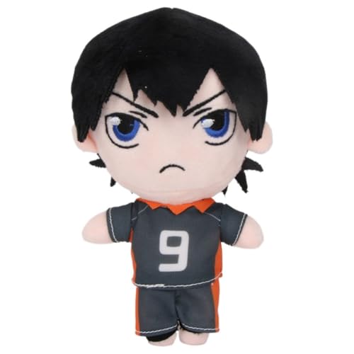 SXYNIO Haikyuu! Plüschtier Cute Hinata Shoyo,Kageyama Tobio Figur Plüschpuppe Plüschtier Cosplay Zubehör (A) von SXYNIO