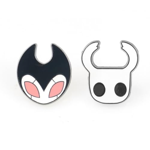 SXYNIO Hollow Knight Abzeichen The Knight Grimm Figur Brosche Pin Fans Cosplay Zubehör 2pcs von SXYNIO