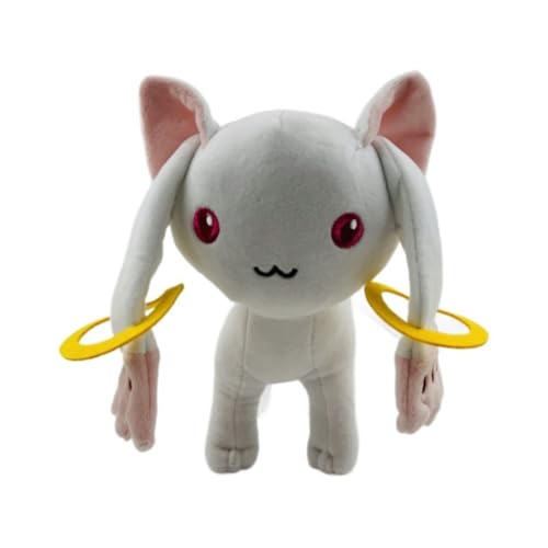 SXYNIO Magica Madoka Kaname Plüsch Kyubey Plüschtier Niedliche QB Plüschpuppe Spielzeug Für Kinder (B) von SXYNIO