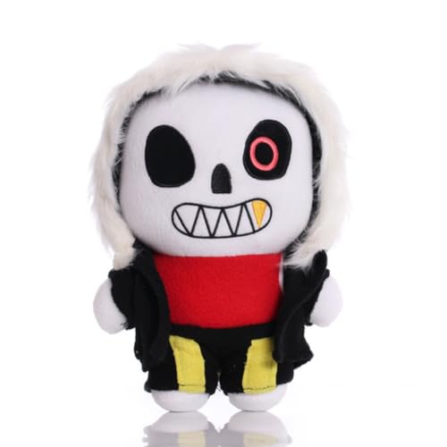 SXYNIO Undertale Plüschtier Undertale Sans Papyrus Frisk Chara Error Sans Napstablook Plüschtier Puppe 25-30cm (C) von SXYNIO