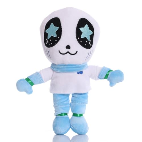 SXYNIO Undertale Plüschtier Undertale Sans Papyrus Frisk Chara Error Sans Napstablook Plüschtier Puppe 25-30cm (G) von SXYNIO