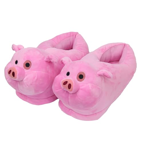 Waddles Memory Foam Hausschuhe Bequeme Warme Plüsch-Fleece-Futter Wolle-ähnliche Mischung Baumwolle Hausschuhe Anti-Rutsch Innen Außen Gummisohle Baumwolle Hausschuhe von SXYNIO