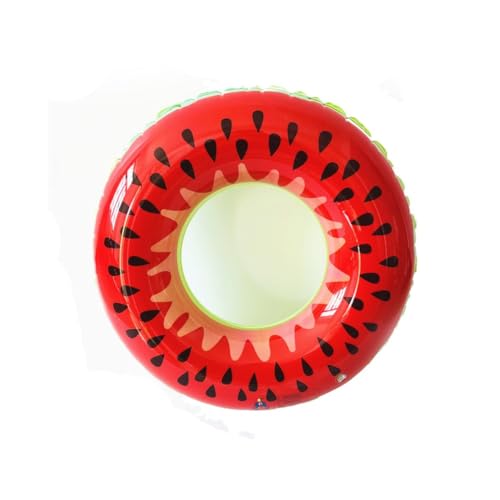 Wassermelone Schwimmen Ringe Nette Wassermelone Figur Pool Aufblasbare Schwimmer Lustige Schwimmröhren Sommer Strand Pool Spiel Spielzeug Für Kinder (80#) von SXYNIO