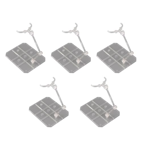 SYH&AQYE 5 Packs Aktionsabbildung Stand Puppenmodell Support Multi funktional einstellbare Figurenhalter transparent für 0,5 bis 10 Puppen und Aktionsfigur von SYH&AQYE