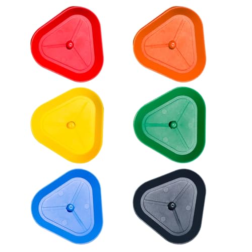 SYJHHWGS 6PCS Triangular Form Spielen Kartenhalter Rack Game Card Ständer Spielkartenhalter Helfer Für Die Organisation Von Karten von SYJHHWGS