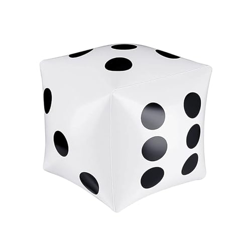 SYJHHWGS Aufblasbare Dices Air Bruded Toy Large Gaming Dices Blasable Party Dices Spielzeug Für Die Rasenspielparty Freien Freien Freien von SYJHHWGS