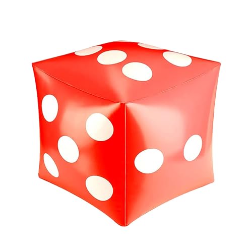 SYJHHWGS Aufblasbare Dices Air Bruded Toy Large Gaming Dices Blasable Party Dices Spielzeug Für Die Rasenspielparty Freien Freien Freien von SYJHHWGS