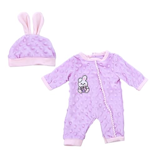 SYJHHWGS Pelzige Winteroveralls Für 16/18 Zoll Mädchenpuppen Strampler Pyjama Mädchen Geburtstagsgeschenke Eleganter Pelziger Strampler Pyjama von SYJHHWGS