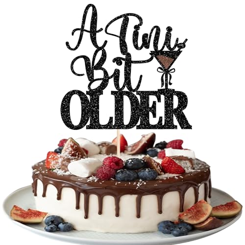1 Stück A Tini Bit Older Kuchen Deko Glitzer Espresso Martini Geburtstag Tortendeko Weenies Tinies Martini Bachelorette Cake Topper für Frauen Martini Tiny Bar Party Kuchen Dekoration Schwarz 1 Stück A Tini Bit Older Kuchen Deko Glitzer Espresso Martini Geburtstag Tortendeko Weenies Tinies Martini Bachelorette Cake Topper für Frauen Martini Tiny Bar Party Kuchen Dekoration Schwarz von SYKYCTCY