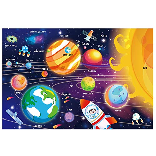 SYNARRY Weltraum Puzzle Kinder ab 4 5 6 7 8 Jahre - Puzzle 100 Teile Sonnensystem Planet Spielzeug für Kinder von SYNARRY