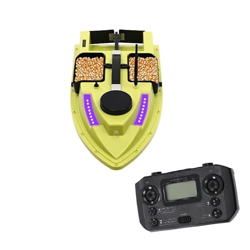 SYNCMH Futterboot mit GPS, 500m Fernsteuerung und 99 Wegpunkten 2kg, 5,2Ah Akku, IP65 Wasserdicht, LED-Navigationslicht, Rückkehrfunktion, für Angelfreunde SYNCMH Futterboot mit GPS, 500m Fernsteuerung und 99 Wegpunkten 2kg, 5,2Ah Akku, IP65 Wasserdicht, LED-Navigationslicht, Rückkehrfunktion, für Angelfreunde von SYNCMH