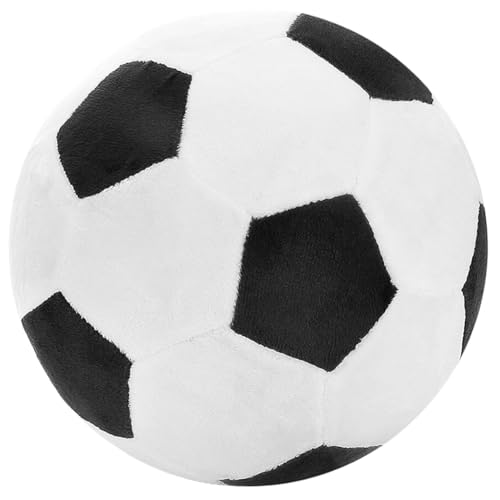 SYTTNUM Plüsch Fußball Spielzeug,25cm Fußball Plüschtier Spielzeug,Fußball Plüschkissen, Fußball Kissen Weich Flauschig,Geschenk Für Fußball Liebhaber und Jungen Mädchen von SYTTNUM