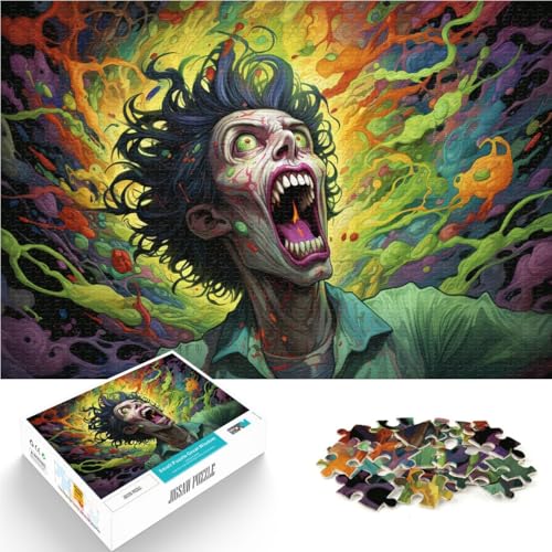 2000-teiliges Puzzle für Erwachsene, Graffiti-Zombie-Kunst, anspruchsvolles Spiel, 27,56 x 39,37 Zoll, Herausforderung für die Gehirnintelligenz, süchtig machendes Spielzeug 2000-teiliges Puzzle für Erwachsene, Graffiti-Zombie-Kunst, anspruchsvolles Spiel, 27,56 x 39,37 Zoll, Herausforderung für die Gehirnintelligenz, süchtig machendes Spielzeug von SYUNFEI