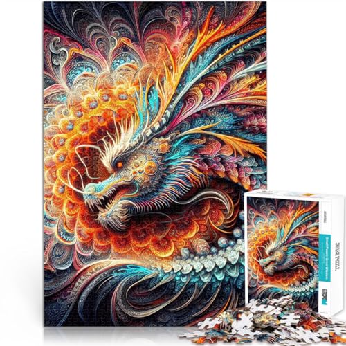 Drache der Prismenreiche Puzzle 1000 Teile für Jugendliche Spielzeug Lernspiele Stressabbau Geburtstagsgeschenke 38x26cm Drache der Prismenreiche Puzzle 1000 Teile für Jugendliche Spielzeug Lernspiele Stressabbau Geburtstagsgeschenke 38x26cm von SYUNFEI