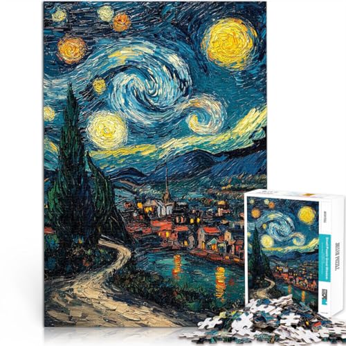 Expressionist Die Sternennacht Teenager-Puzzles 1000 Teile Spielzeug Lernspiele Stressabbau Heimdekoration Spielzeug 38x26cm Expressionist Die Sternennacht Teenager-Puzzles 1000 Teile Spielzeug Lernspiele Stressabbau Heimdekoration Spielzeug 38x26cm von SYUNFEI