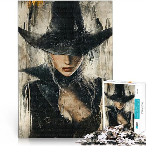 Hexe Teenager 1000 Teile Puzzle Gehirnintelligenz-Herausforderung süchtig machendes Spielzeug Heimdekoration Spielzeug 38x26cm Hexe Teenager 1000 Teile Puzzle Gehirnintelligenz-Herausforderung süchtig machendes Spielzeug Heimdekoration Spielzeug 38x26cm von SYUNFEI