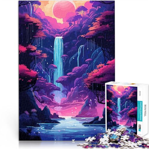Japanischer Wasserfall Puzzle 1000 Teile für Erwachsene Pädagogisches Spielzeug zum Stressabbau Geburtstagsgeschenke 38x26cm Japanischer Wasserfall Puzzle 1000 Teile für Erwachsene Pädagogisches Spielzeug zum Stressabbau Geburtstagsgeschenke 38x26cm von SYUNFEI