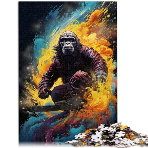 Jugend-Puzzle, Motiv: Surfen, AFFE, 2000 Teile, 70 x 100 cm, graue Karten-Puzzles für Erwachsene und Jugendliche, ab 14 Jahren, Familienaktivitätspuzzle von SYUNFEI