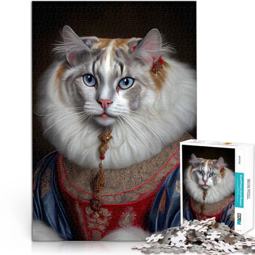 Katzenrasse American Curl 1000-Teile-Puzzle für Erwachsene Spielspielzeug Heimdekoration Spielzeug 38x26cm Katzenrasse American Curl 1000-Teile-Puzzle für Erwachsene Spielspielzeug Heimdekoration Spielzeug 38x26cm von SYUNFEI