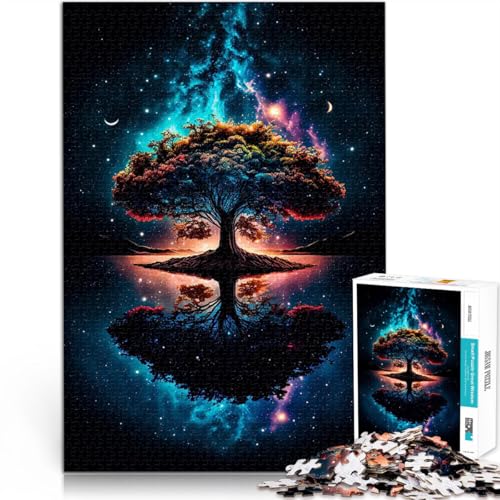 Kosmischer Lebensbaum Puzzle für Erwachsene, 1000 Teile Spielzeug-Intellektuelles Spiel Wunschliste mit dem Weihnachtsmann 38x26cm Kosmischer Lebensbaum Puzzle für Erwachsene, 1000 Teile Spielzeug-Intellektuelles Spiel Wunschliste mit dem Weihnachtsmann 38x26cm von SYUNFEI