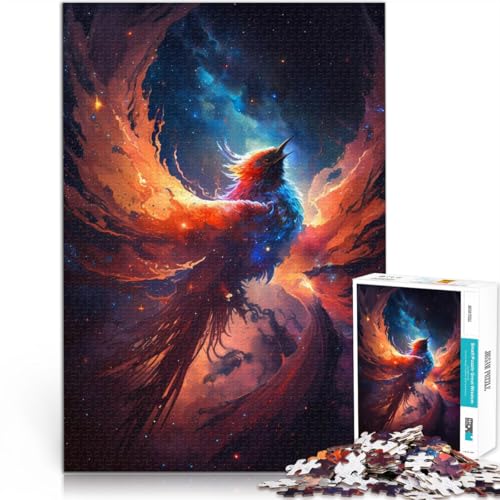 Kosmischer Weltraumphönix 1000-Teile-Puzzle für Erwachsene Pädagogisches Spielzeug zum Stressabbau Wanddekoration 38x26cm Kosmischer Weltraumphönix 1000-Teile-Puzzle für Erwachsene Pädagogisches Spielzeug zum Stressabbau Wanddekoration 38x26cm von SYUNFEI