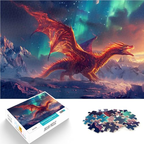 Kosmischer Winterdrache Puzzle für Erwachsene 2000 Teile Pädagogisches Spielzeug zum Stressabbau Wohnkunstdekor 70x100cm Kosmischer Winterdrache Puzzle für Erwachsene 2000 Teile Pädagogisches Spielzeug zum Stressabbau Wohnkunstdekor 70x100cm von SYUNFEI