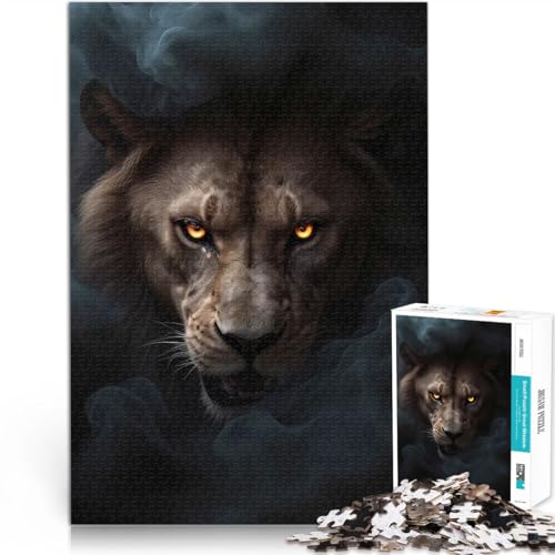 Löwe 1000-Teile-Puzzle für Teenager Gehirnintelligenz-Herausforderung süchtig machendes Spielzeug Tolle Geschenke und Spielzeuge 38x26cm Löwe 1000-Teile-Puzzle für Teenager Gehirnintelligenz-Herausforderung süchtig machendes Spielzeug Tolle Geschenke und Spielzeuge 38x26cm von SYUNFEI