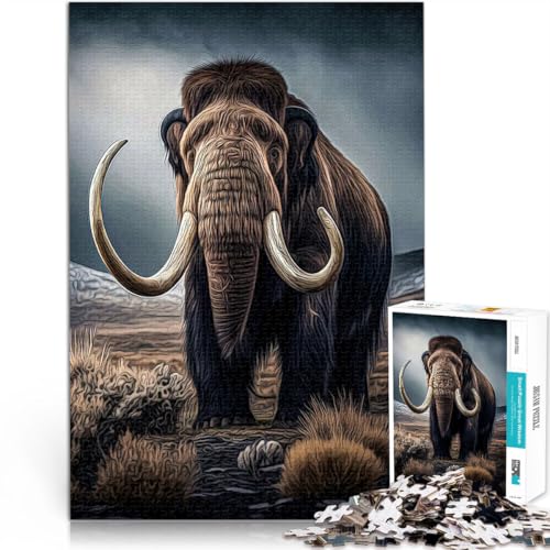 Mammut 1000-Teile-Puzzle für Erwachsene Gehirnintelligenz-Herausforderung süchtig machendes Spielzeug Wanddekoration 38x26cm Mammut 1000-Teile-Puzzle für Erwachsene Gehirnintelligenz-Herausforderung süchtig machendes Spielzeug Wanddekoration 38x26cm von SYUNFEI