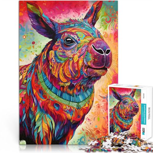 Meerschweinchen in farbenfroher Kunst 1000-Teile-Puzzle für Erwachsene Stressabbau-Spielzeug Tolle Geschenke und Spielzeuge 38x26cm Meerschweinchen in farbenfroher Kunst 1000-Teile-Puzzle für Erwachsene Stressabbau-Spielzeug Tolle Geschenke und Spielzeuge 38x26cm von SYUNFEI