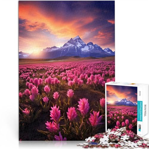 Poster Frühlingsberge Puzzle 1000 Teile für Erwachsene Stressabbau Schwierige Herausforderung Heimdekoration Spielzeug 38x26cm Poster Frühlingsberge Puzzle 1000 Teile für Erwachsene Stressabbau Schwierige Herausforderung Heimdekoration Spielzeug 38x26cm von SYUNFEI