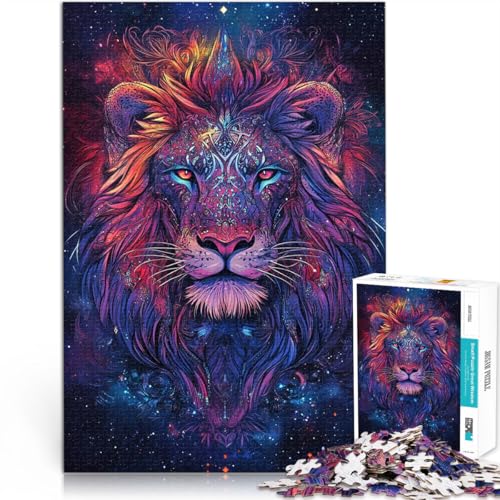Puma mit Buntem Fell Puzzle 1000 Teile für Erwachsene Pädagogisches Spielzeug zum Stressabbau Tolle Geschenke und Spielzeuge 38x26cm Puma mit Buntem Fell Puzzle 1000 Teile für Erwachsene Pädagogisches Spielzeug zum Stressabbau Tolle Geschenke und Spielzeuge 38x26cm von SYUNFEI