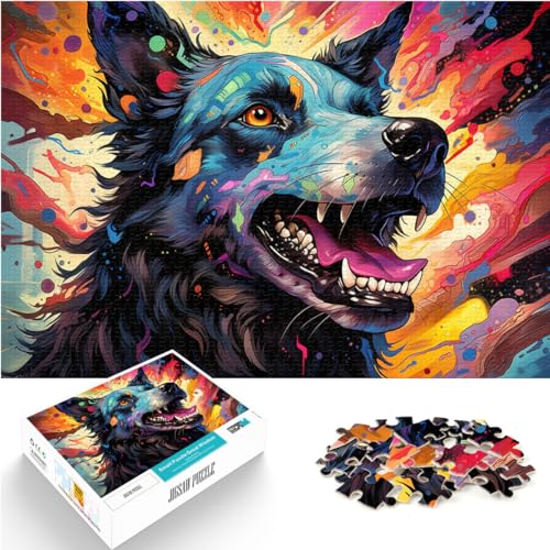 Puzzle „Biologische Mutation des Hundes“, 1000 Teile, Puzzle für Erwachsene, Holzpuzzle, lustige Puzzles, Familienaktivitätspuzzle, Lernspiele (50 x 75 cm) von SYUNFEI