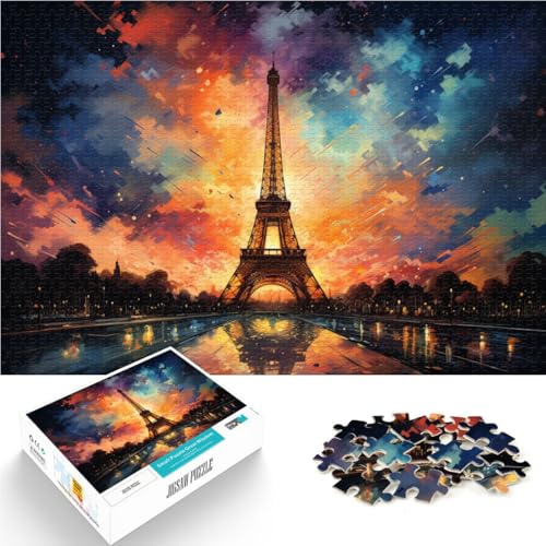 Puzzle „Champs Elysées“, 1000 Teile, 50 x 75 cm, Holzbrettpuzzle für Erwachsene und Kinder ab 14 Jahren, anspruchsvoll zu vervollständigen, Aber unterhaltsam und humorvoll Puzzle „Champs Elysées“, 1000 Teile, 50 x 75 cm, Holzbrettpuzzle für Erwachsene und Kinder ab 14 Jahren, anspruchsvoll zu vervollständigen, Aber unterhaltsam und humorvoll von SYUNFEI