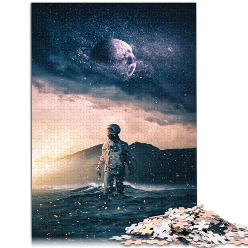 Puzzle „Das Licht Finden“, Puzzle für Erwachsene und Ren, 300 Teile, Holzpuzzle, Entspannungspuzzle, Spiele, Denksportaufgaben, Heimdekorationspuzzle (26 x 38 cm) von SYUNFEI