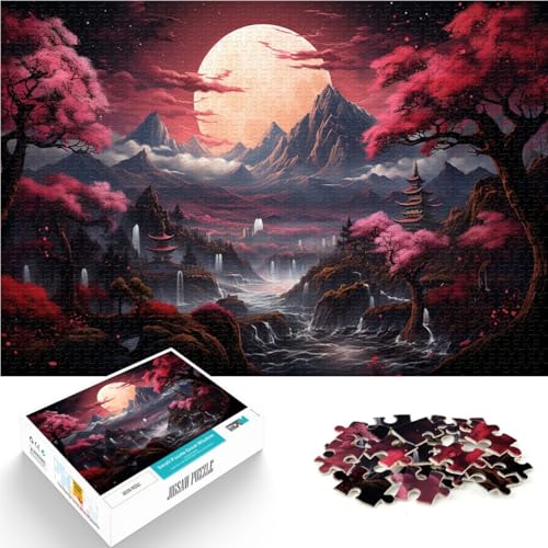 Puzzle „EIN rosa Wald“ für Erwachsene, 1000 Teile, 50 x 75 cm, Holzbrettpuzzle, geeignet für Erwachsene und Kinder ab 14 Jahren, zum Stressabbau Puzzle „EIN rosa Wald“ für Erwachsene, 1000 Teile, 50 x 75 cm, Holzbrettpuzzle, geeignet für Erwachsene und Kinder ab 14 Jahren, zum Stressabbau von SYUNFEI
