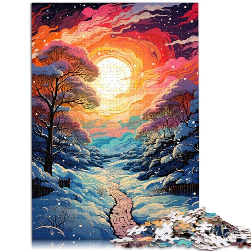 Puzzle „Schöne Landschaft“, 1000 Teile, 14,96 x 20,47 Zoll, Kartonpuzzle, geeignet für Erwachsene und Kinder ab 14 Jahren, tolles Geschenk für Erwachsene und Kinder von SYUNFEI